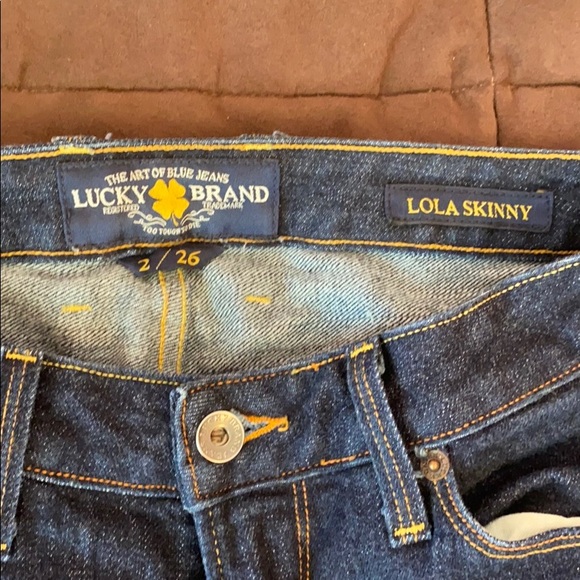 Lucky Brand Lola Skinny jeans size 26 Long - Picture 4 of 5